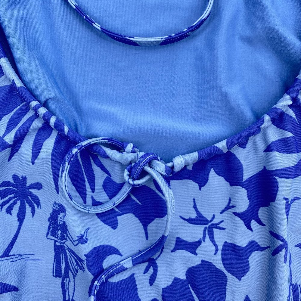 Hop Lun Aerie one piece Hawiian floral swimsuit - Picture 7 of 9